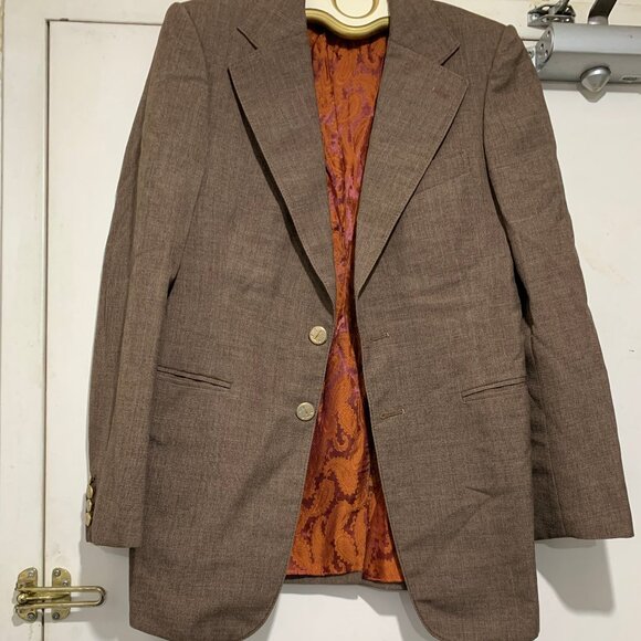 THE FORUM VINTAGE CUSTOM TAILORED WOOL BLAZER SIZE S - Picture 2 of 13